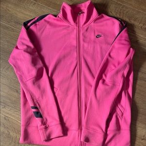 NIKE-Preloved Pink & Black Women’s Track Jacket